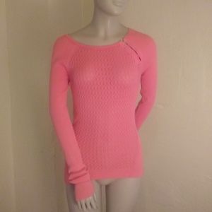 Victoria's Secret Salmon Long Sleeve Knit; XS